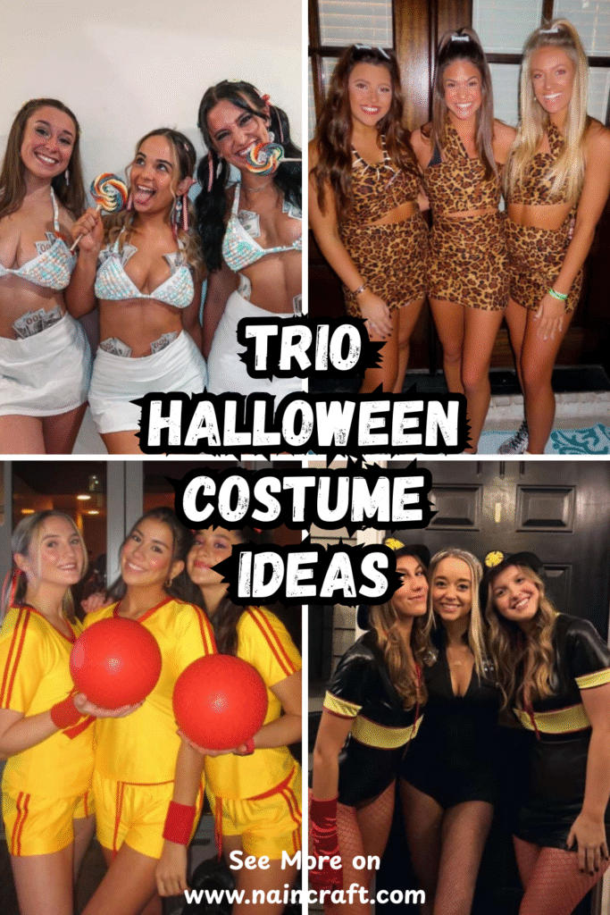 22 Trending Trio Halloween Costumes Ideas & Stylish Matching Trio Halloween Costumes That Look Amazing