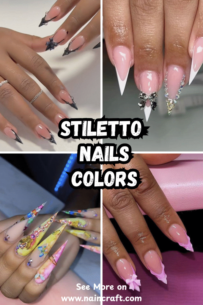 39 Stunning Stiletto Nails Ideas & Best Stiletto Nail Designs That Turn Heads Instantly