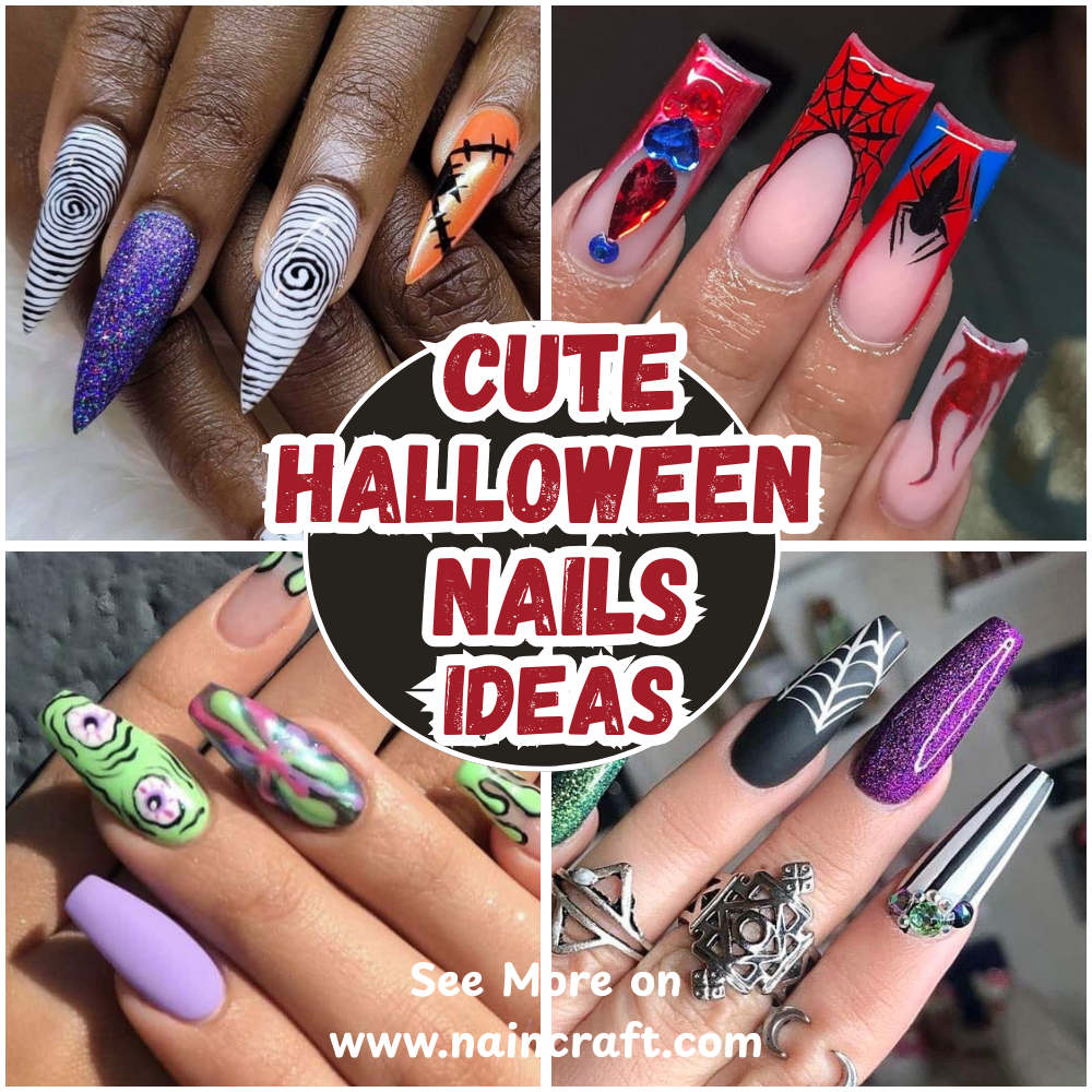 23 Best Cute Halloween Nails Ideas & Fun Cute Halloween Nail Designs For Every Style