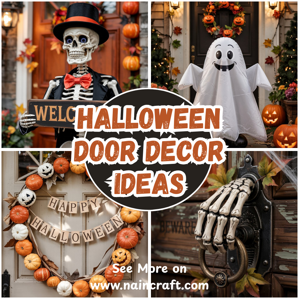 20 Best Halloween Door Decorations Ideas to Make Your Entryway Spooky and Fun