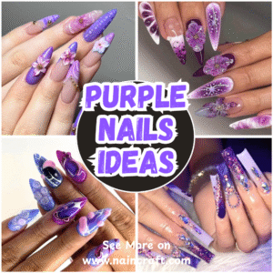 25 Cozy Purple Nails Ideas & Modern Purple Nail Designs That You Can Wear Anytime