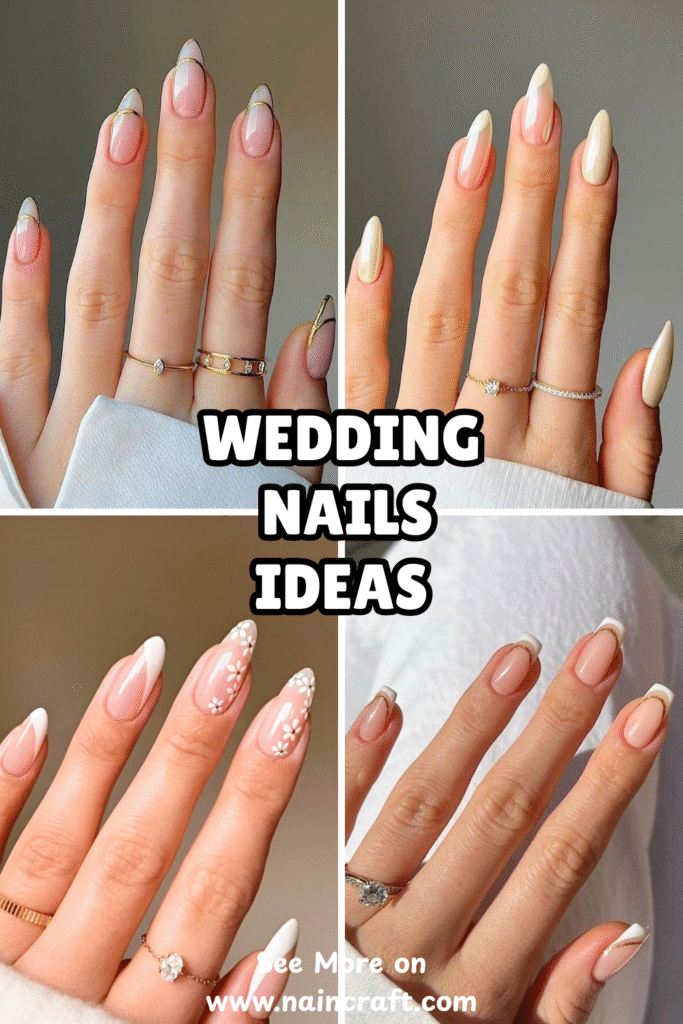 17 Pretty Wedding Nails Ideas & Stunning Wedding Nail Designs For Your Big Day 17 Pretty Wedding Nails Ideas & Stunning Wedding Nail Designs For Your Big Day