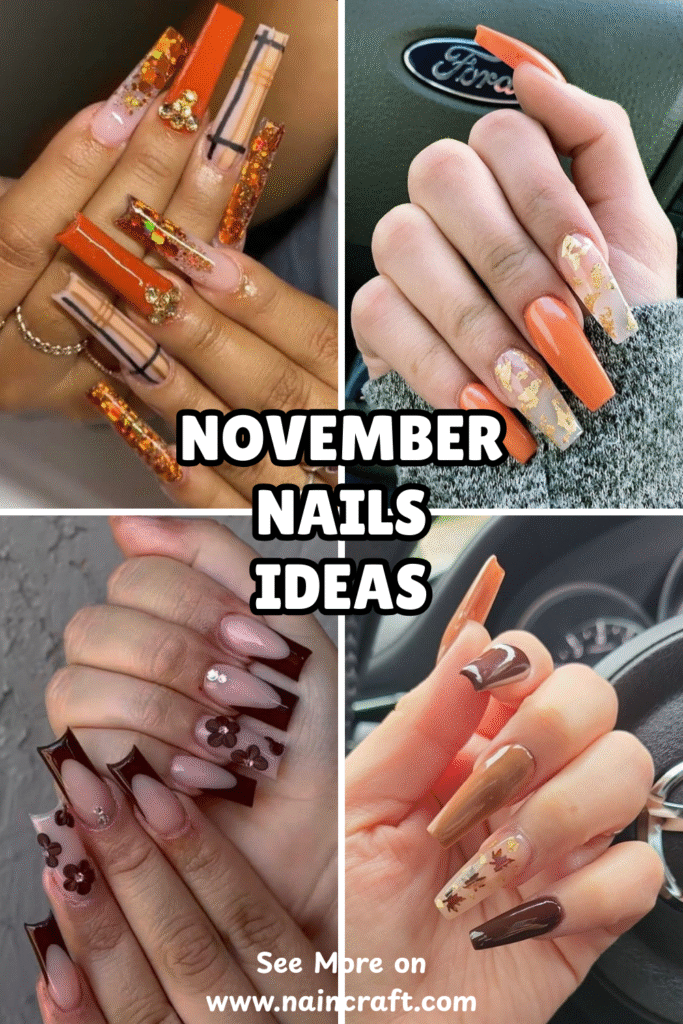 22 Cozy November Nails Ideas & Best November Nail Designs Perfect For Fall Vibes