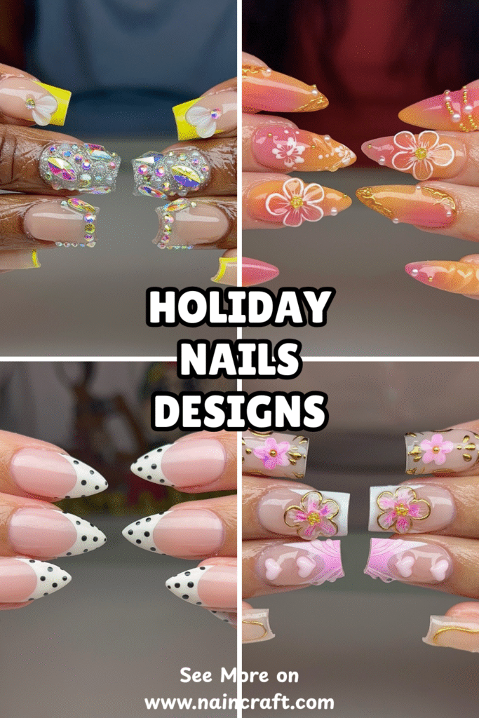 19 Best Holiday Nails Ideas & Top Holiday Nail Designs That Will Make You Shine