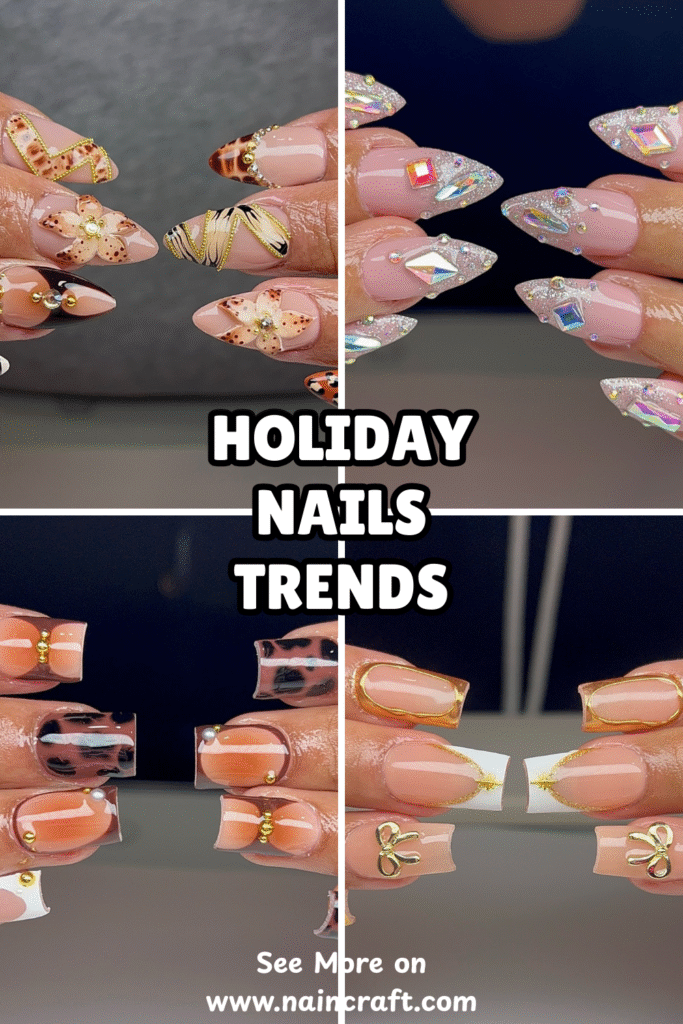 19 Best Holiday Nails Ideas & Top Holiday Nail Designs That Will Make You Shine