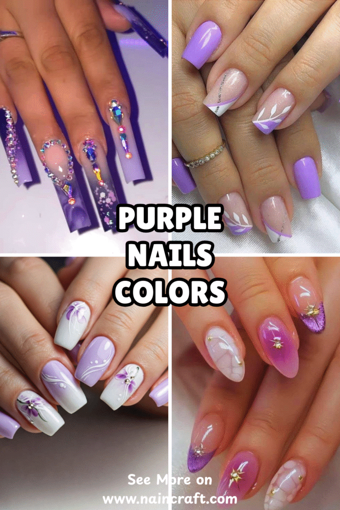 25 Cozy Purple Nails Ideas & Modern Purple Nail Designs That You Can Wear Anytime