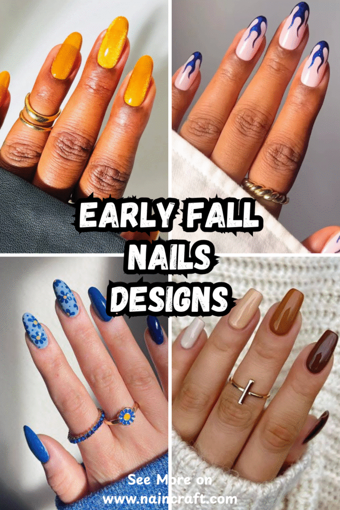 21 Stylish Early Fall Nails & Fall Nails Ideas Autumn Inspirations That Are Perfect For The Season
