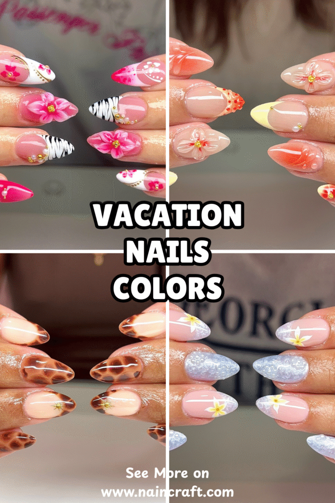 25 Best Vacation Nails Ideas & Easy Vacation Nail Designs For Every Kind Of Vacation