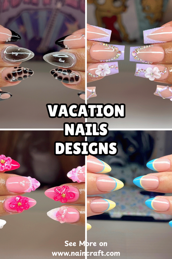 25 Best Vacation Nails Ideas & Easy Vacation Nail Designs For Every Kind Of Vacation
