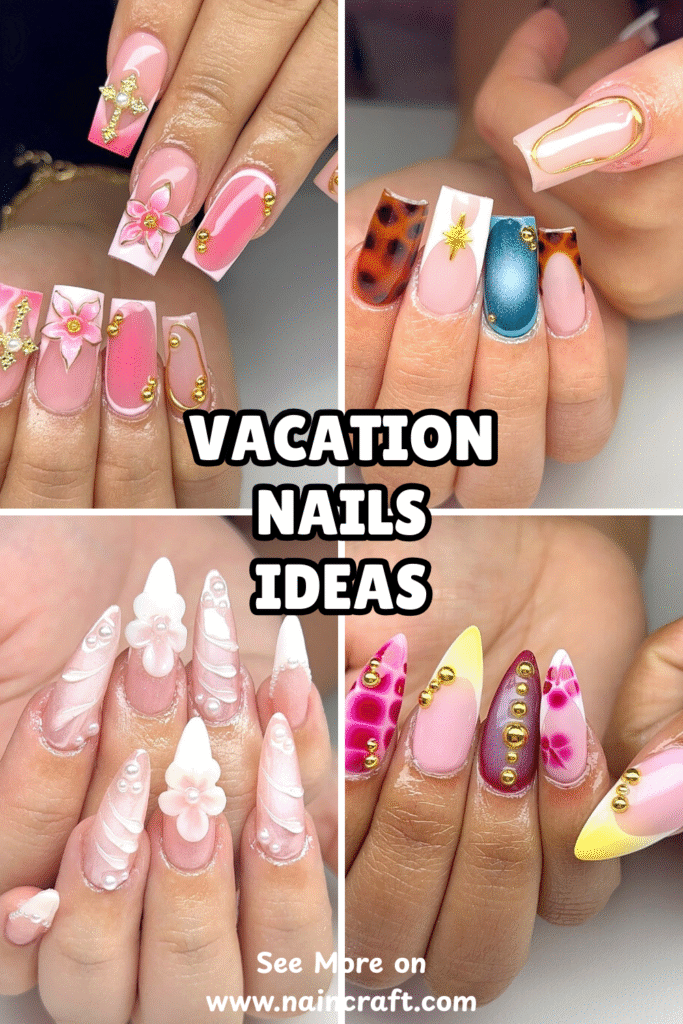 25 Best Vacation Nails Ideas & Easy Vacation Nail Designs For Every Kind Of Vacation