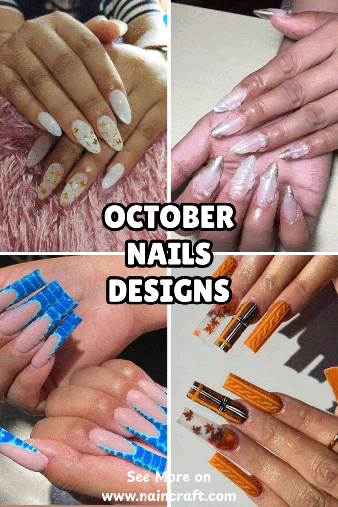 21 Best October Nails Ideas & Cozy October Nail Designs That Will Warm Up Your Fall Aesthetic
