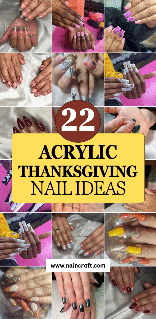 22 Creative Thanksgiving Acrylic Nails Ideas & Best Thanksgiving Nails Acrylic Styles For Thanksgiving Celebrations 22 Creative Thanksgiving Acrylic Nails Ideas & Best Thanksgiving Nails Acrylic Styles For Thanksgiving Celebrations