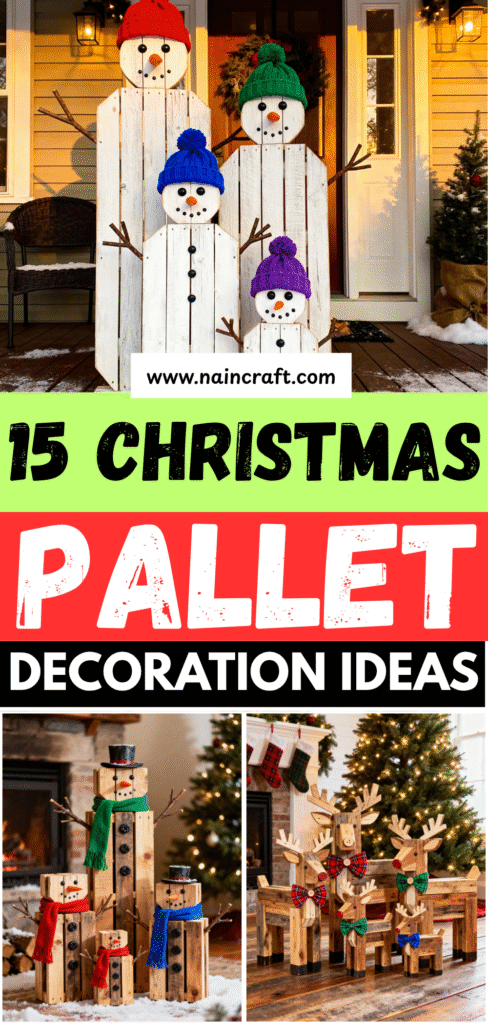 15 Unique Christmas Pallet Decorations For A Cozy Christmas Atmosphere 15 Unique Christmas Pallet Decorations For A Cozy Christmas Atmosphere