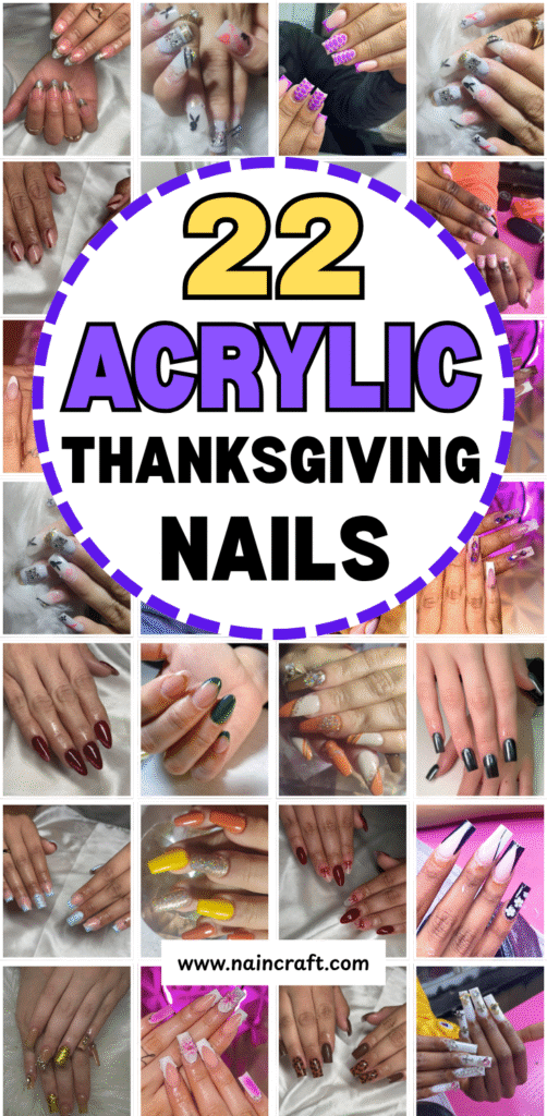 22 Creative Thanksgiving Acrylic Nails Ideas & Best Thanksgiving Nails Acrylic Styles For Thanksgiving Celebrations 22 Creative Thanksgiving Acrylic Nails Ideas & Best Thanksgiving Nails Acrylic Styles For Thanksgiving Celebrations