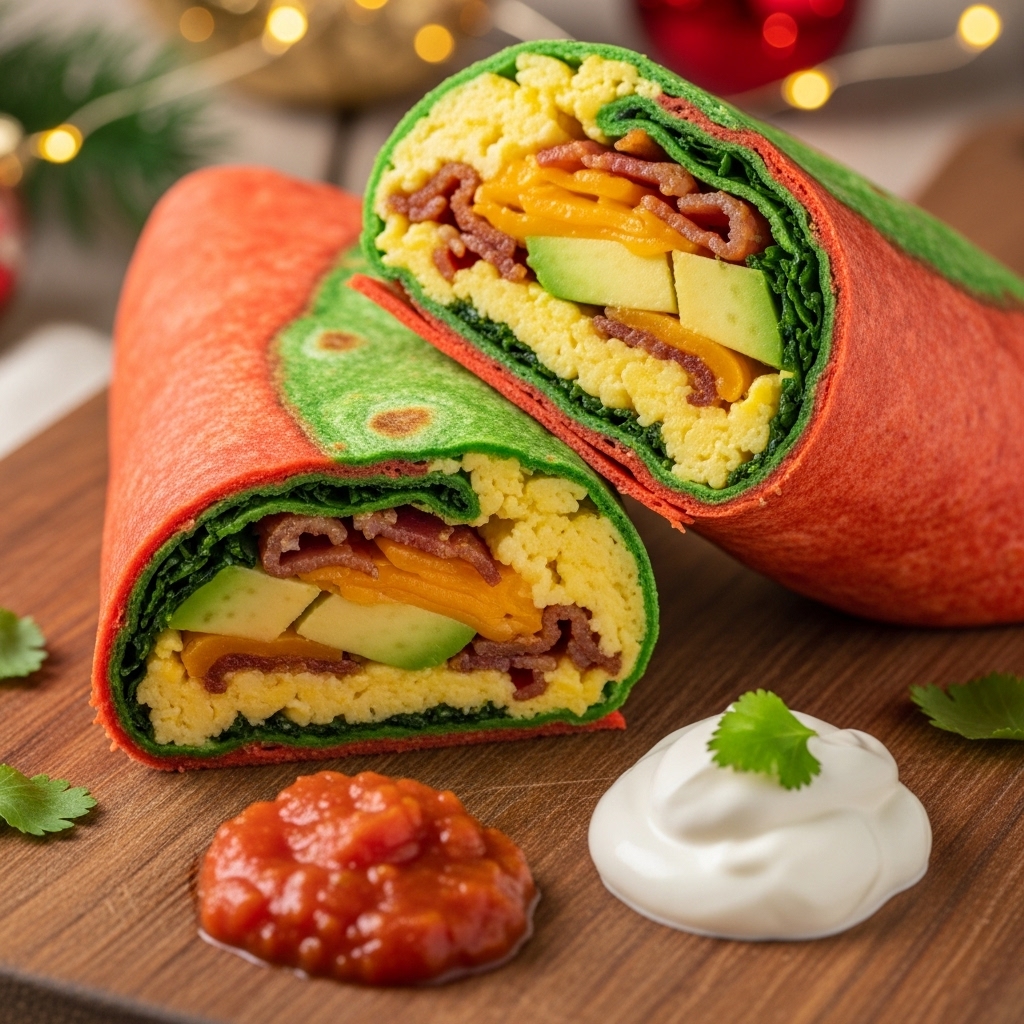 5 Christmas Breakfast Burritos