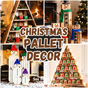 15 Unique Christmas Pallet Decorations For A Cozy Christmas Atmosphere