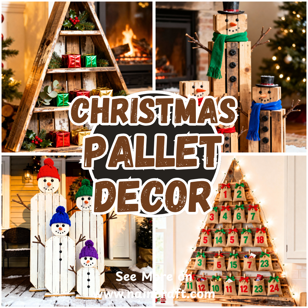15 Unique Christmas Pallet Decorations For A Cozy Christmas Atmosphere 15 Unique Christmas Pallet Decorations For A Cozy Christmas Atmosphere