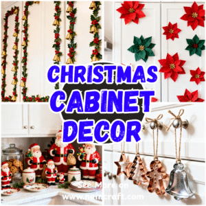 16 Holiday Christmas Cabinet Décor Ideas To Transform Your Space for Christmas