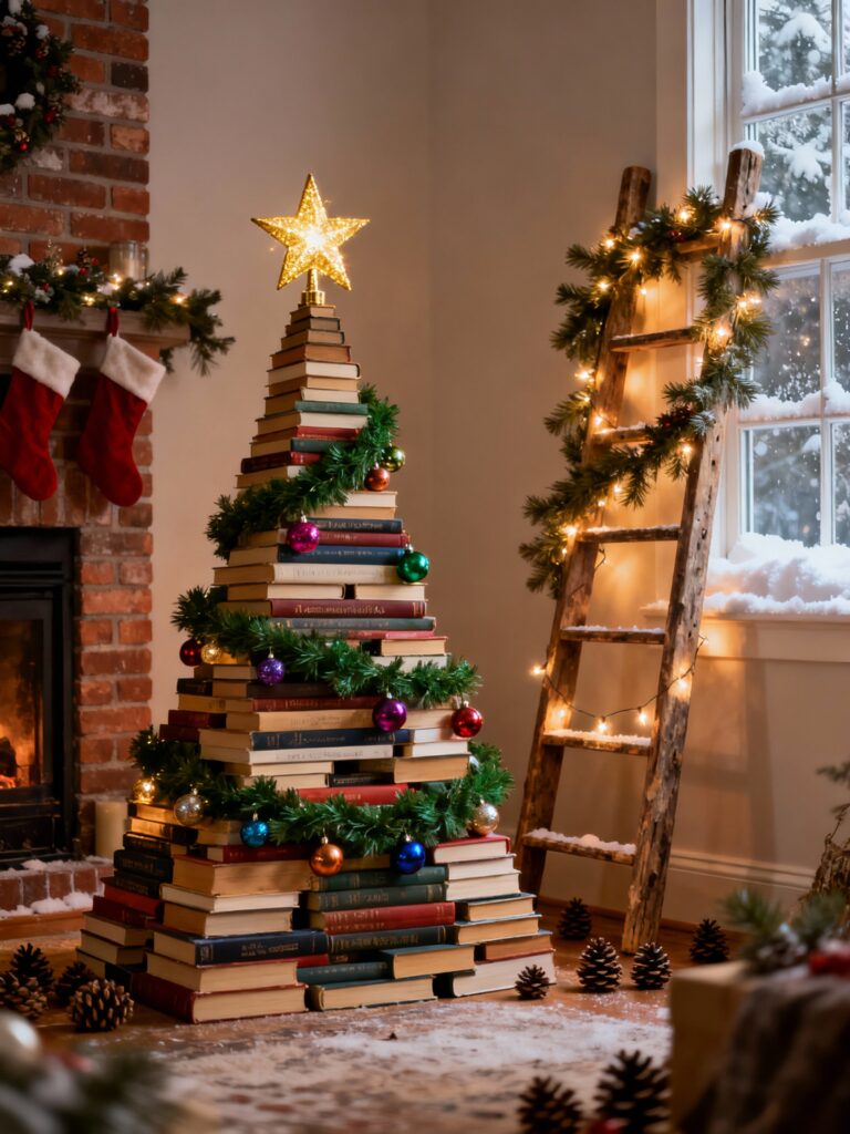 Book Stack or Ladder Tree