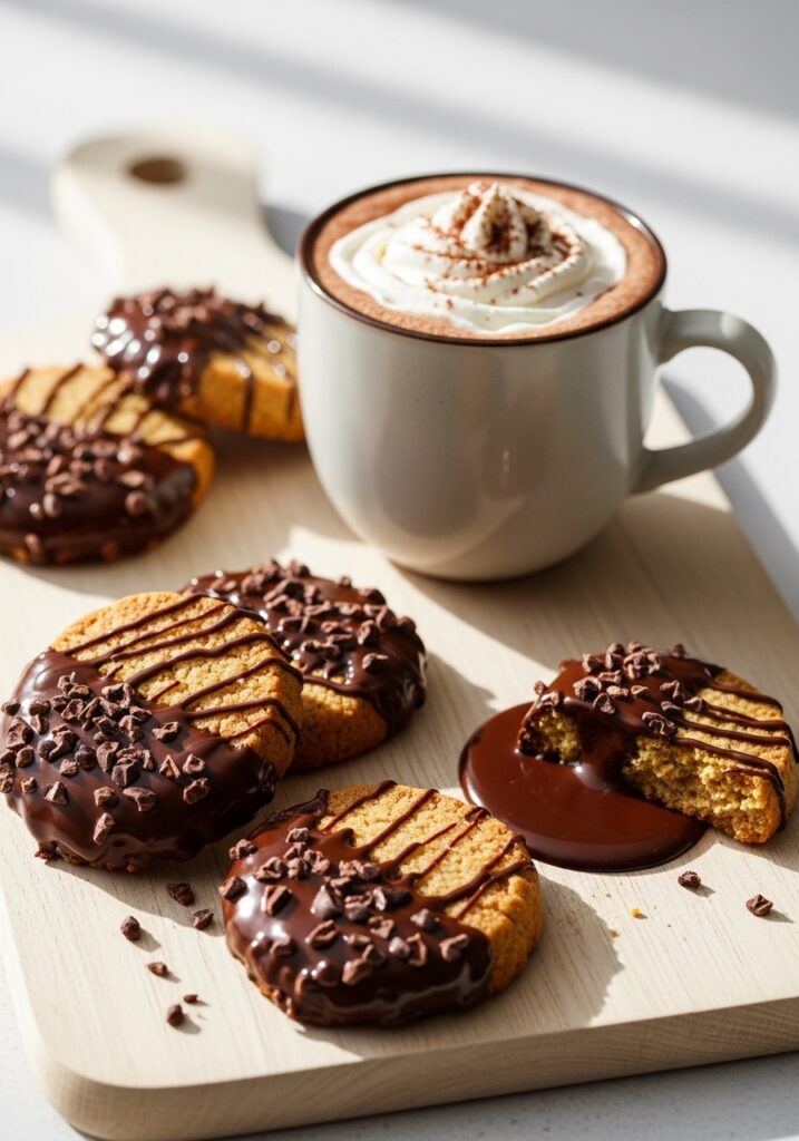 Chocolate-Dipped Shortbread