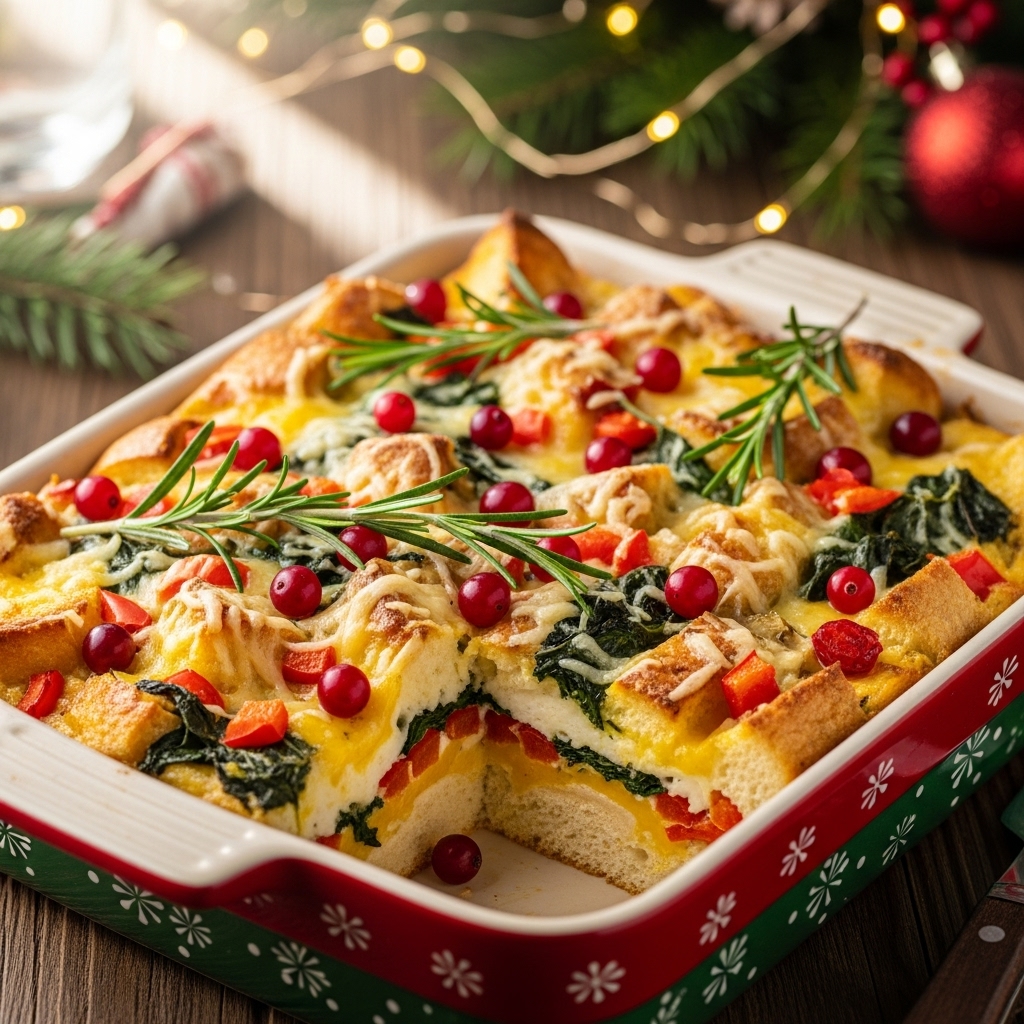 Christmas Breakfast Strata