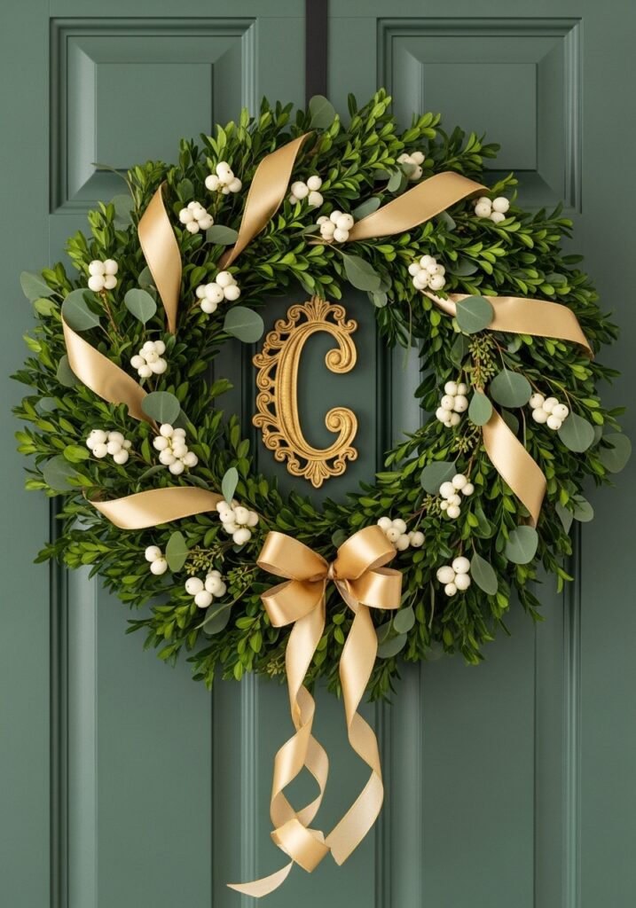 Christmas_Door_Decor_13_Monogram_Wreath
