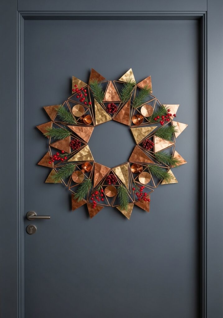 Christmas_Door_Decor_17_Modern_Geometric