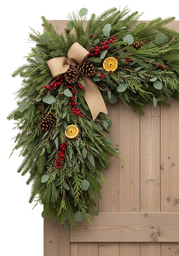 Christmas_Door_Decor_7_Natural_Pine_Berry
