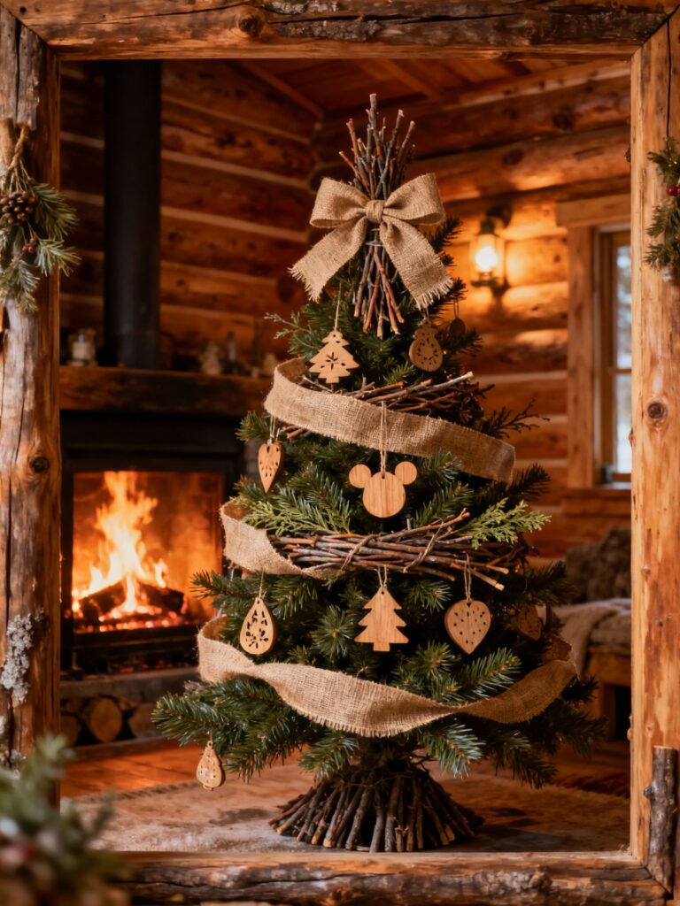 Cozy Rustic Christmas Tree