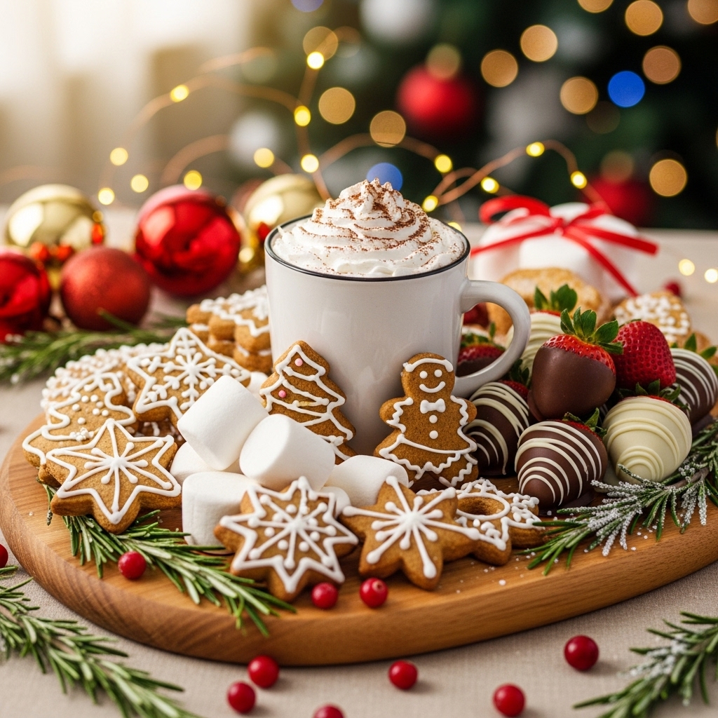 Hot Chocolate Breakfast Board