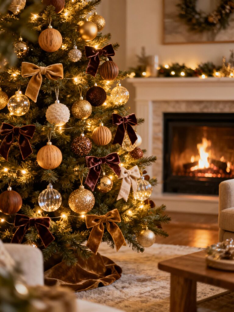 Layered Textures Christmas Tree