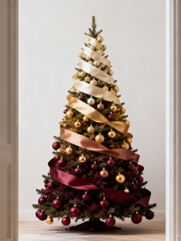 Ombre Gradient Christmas Tree