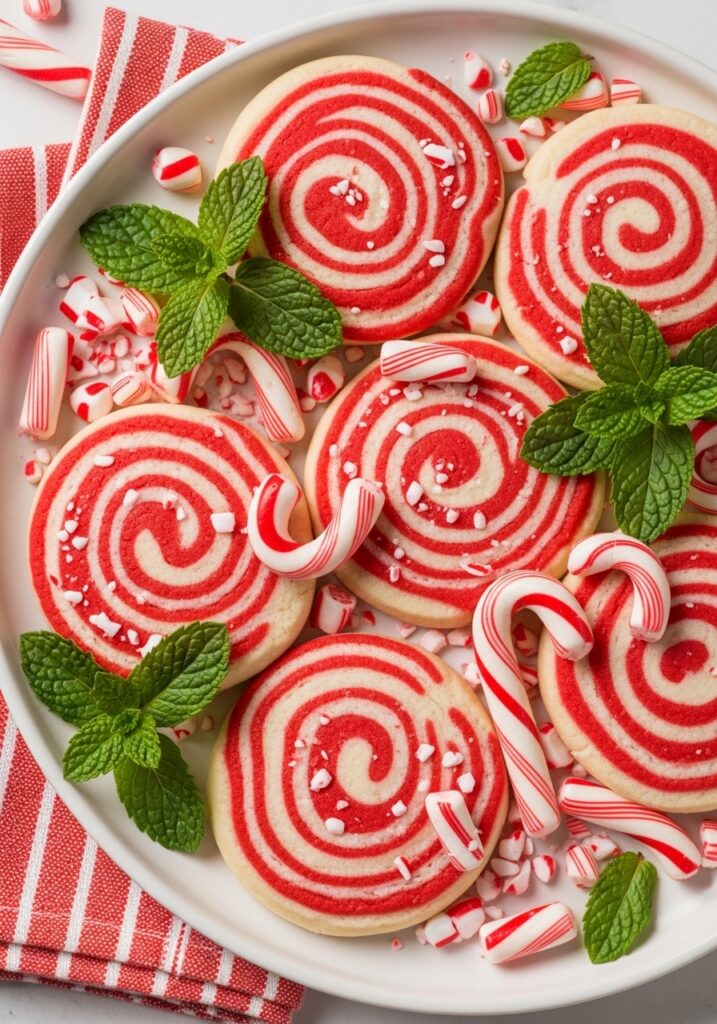 Peppermint Swirl Cookies