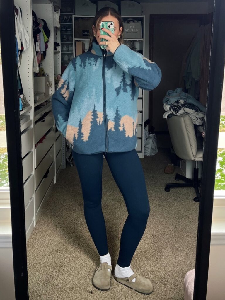 Printed Fleece and Leggings