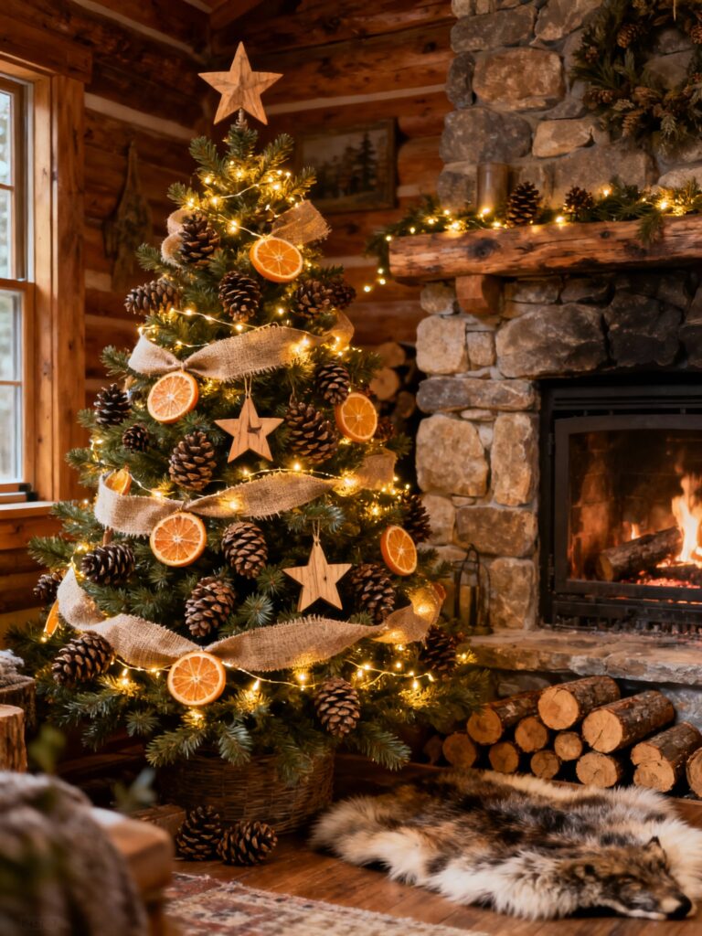 Rustic Woodland Christmas Tree