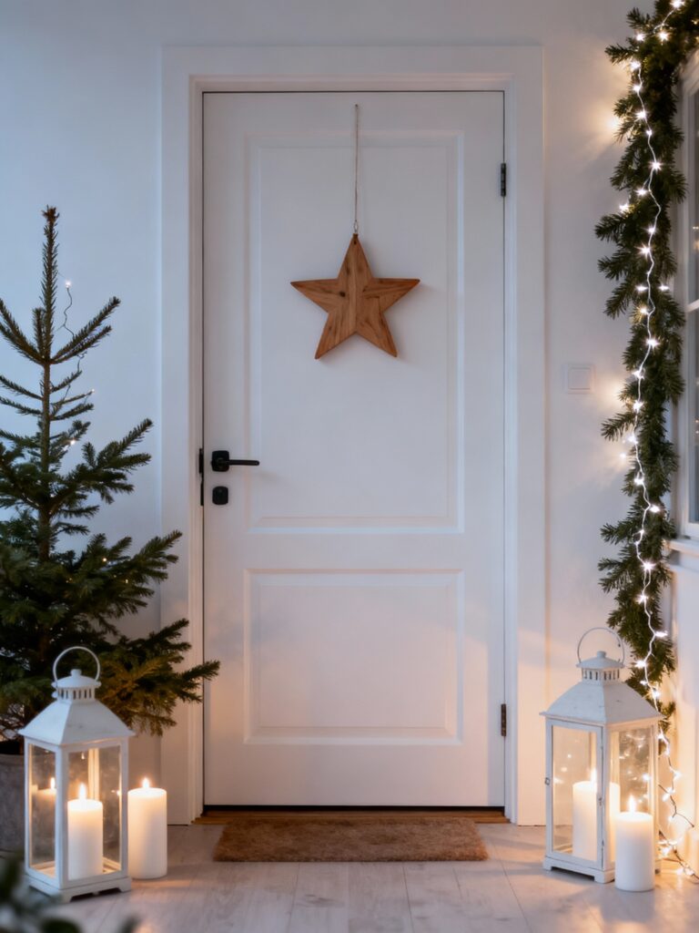 Scandinavian Christmas Doorway