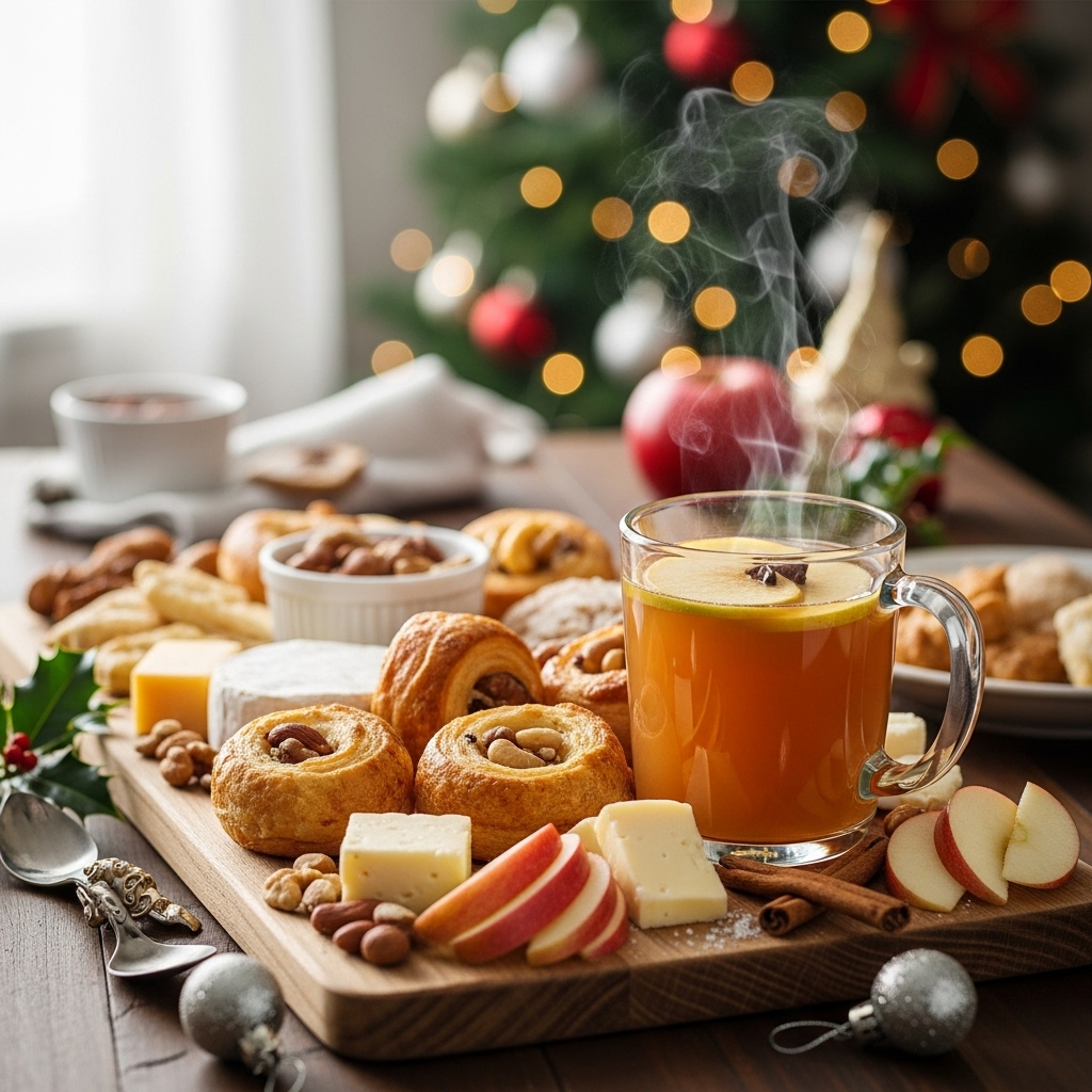 Spiced Apple Cider Breakfast Board