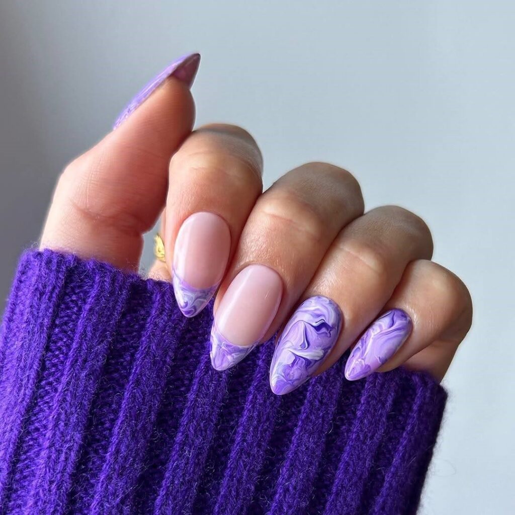 Lavender Marble Dream