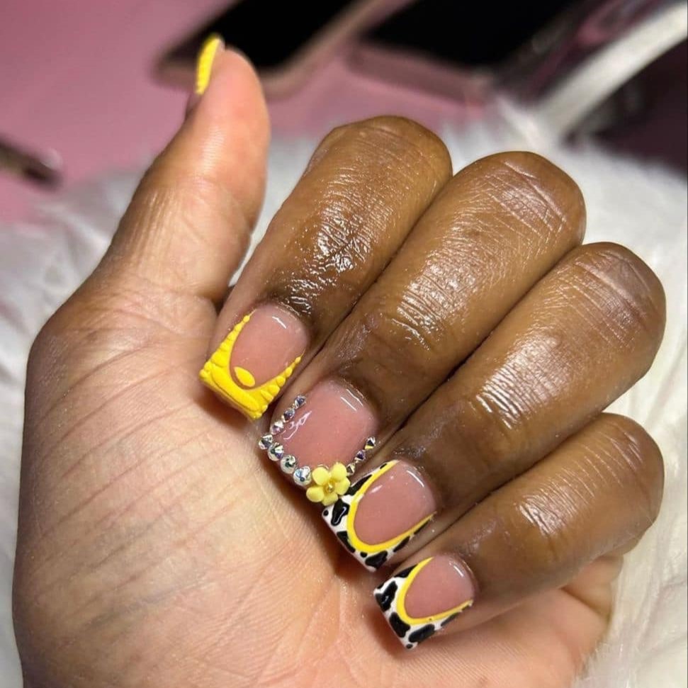 Mixed Yellow Fun Art