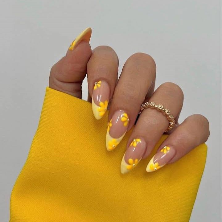 Yellow Floral Tips