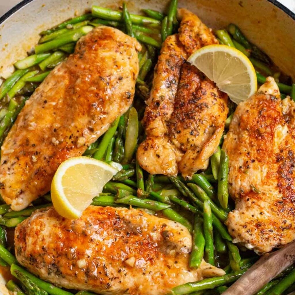 Chicken and Asparagus Skillet