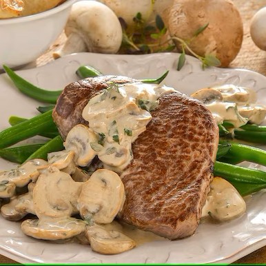 Creamy Mushroom Steak