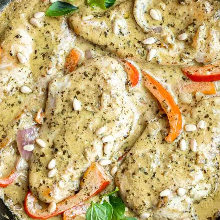 Creamy Pesto Chicken