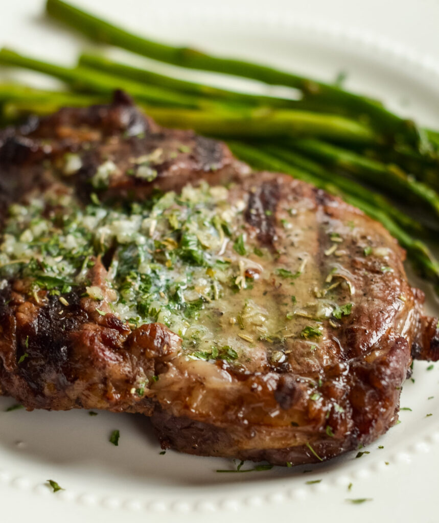 Garlic Butter Ribeye Steak