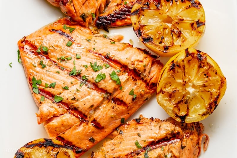 Grilled Lemon Salmon