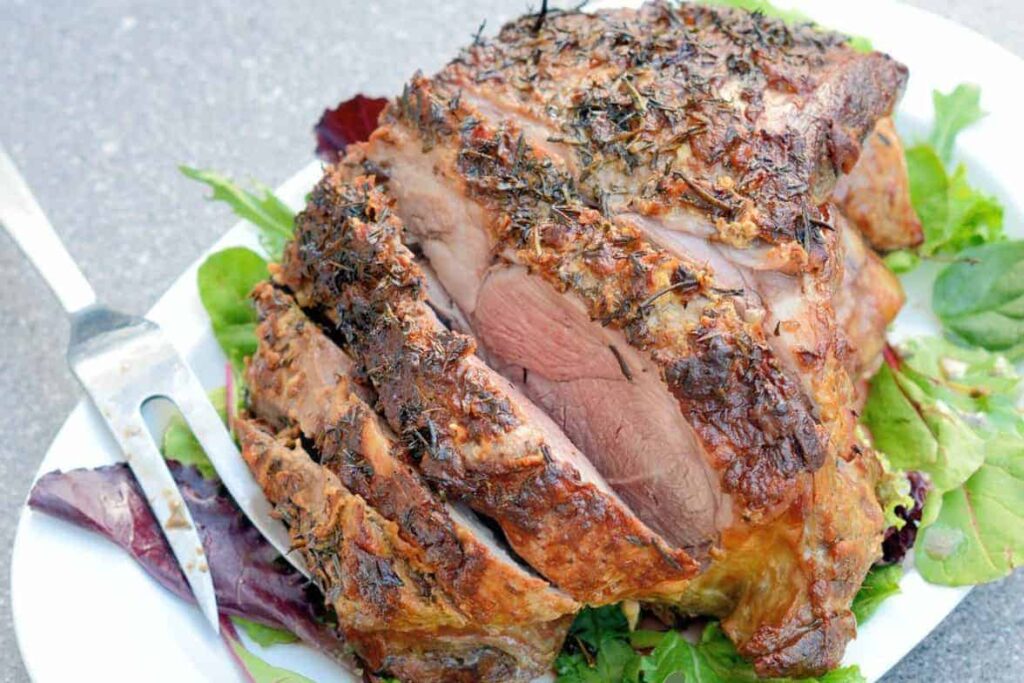 Herb Roasted Leg of Lamb