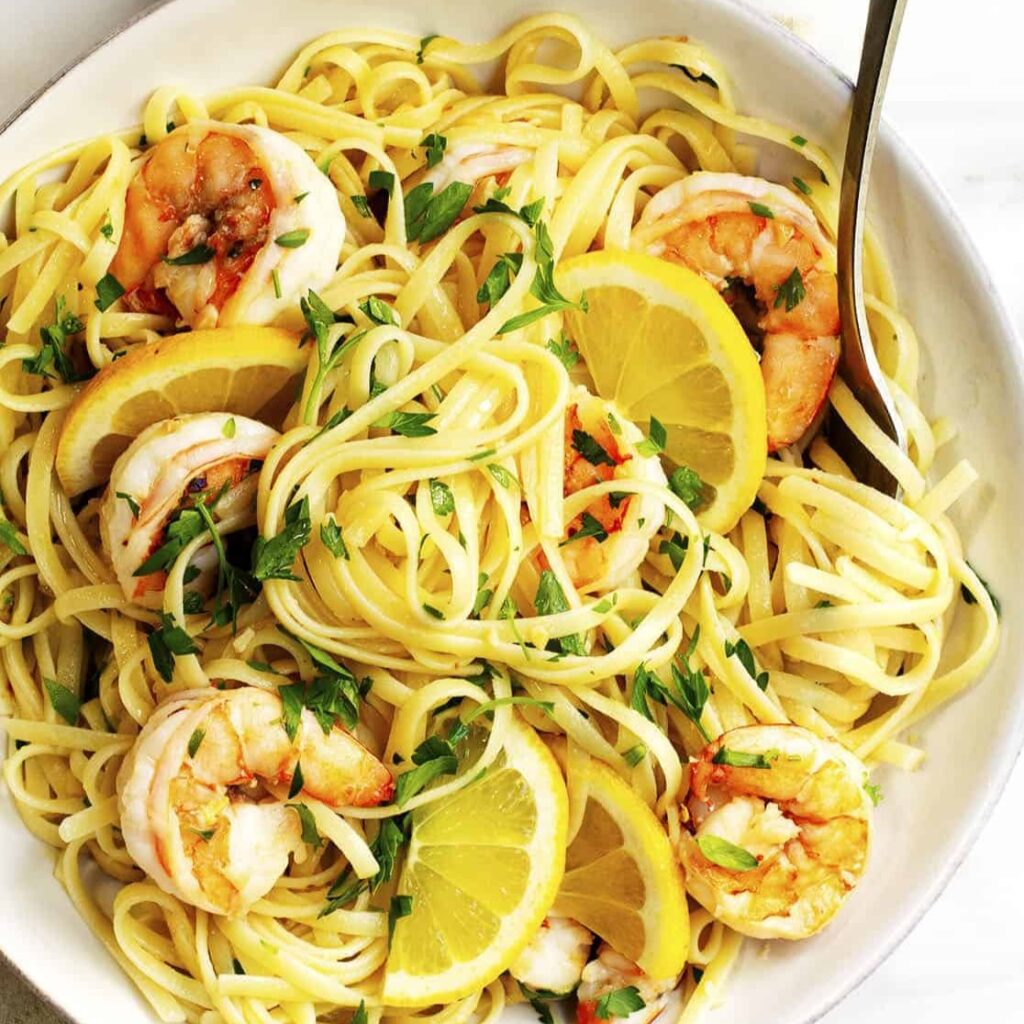 Lemon Garlic Shrimp