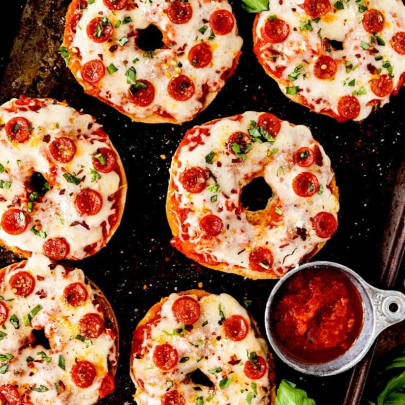 Pizza Bagels
