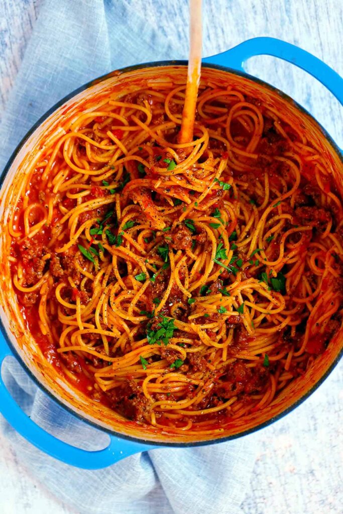 Spaghetti with Meat Sauce
