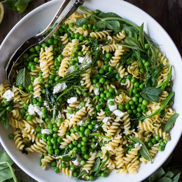 Spring Pea and Mint Pasta
